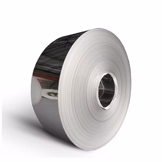 Fabrikverkauf ASTM AISI 201 202 304 304L 316 316L 410 430 904L 2205 Edelstahlband SS Stahlspulenrolle mit Ba 2b 8K Hl Finish