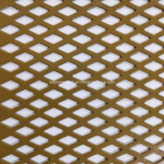 Edelstahl/Aluminium/verzinkter Stahl, perforiertes Streckgitter aus architektonischem Metallgewebe, perforiertes Blech für Wandverkleidungen/Deckenpaneele